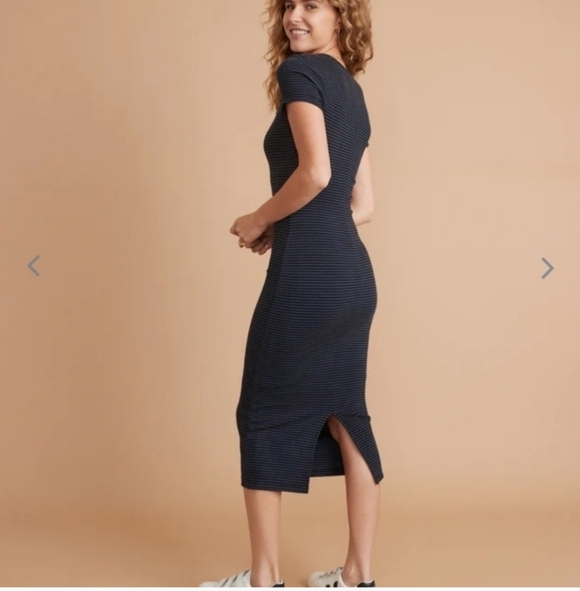 Marine Layer Lexi Rib Midi Dress - Picture 3 of 10